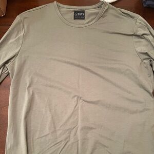 Cuts long sleeve shirt